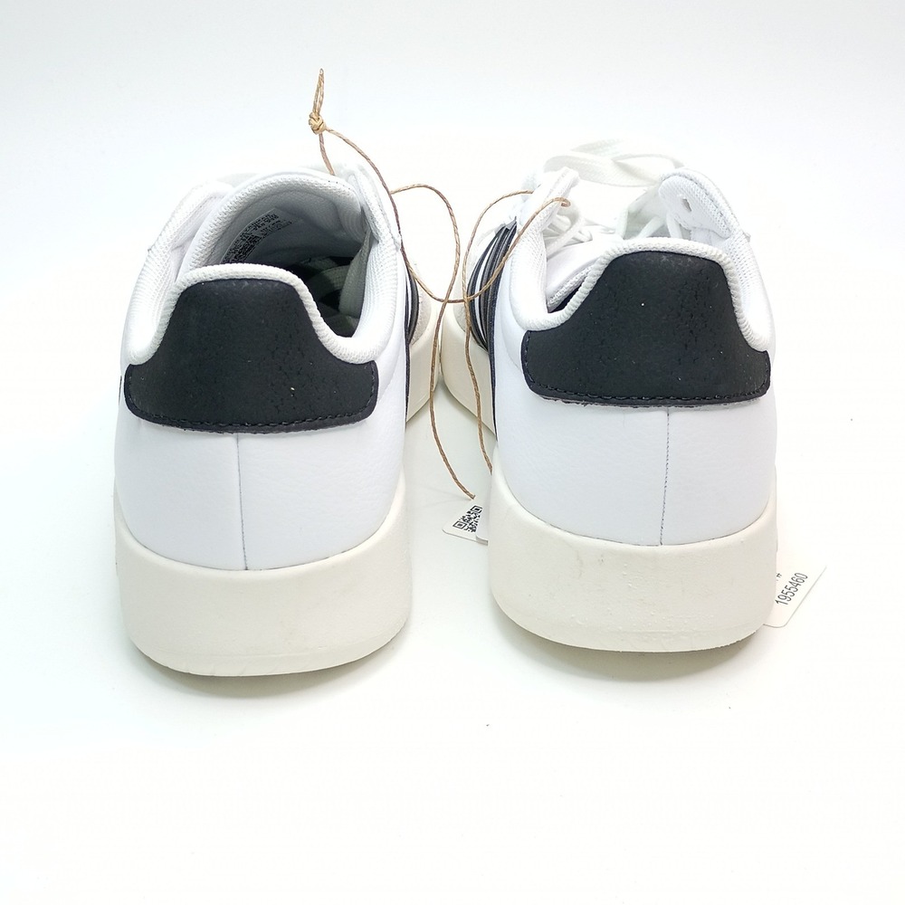 Adidas Barreda Sneakers Women Size 6.5 White Black Leather IH1229 - Picture 3 of 7